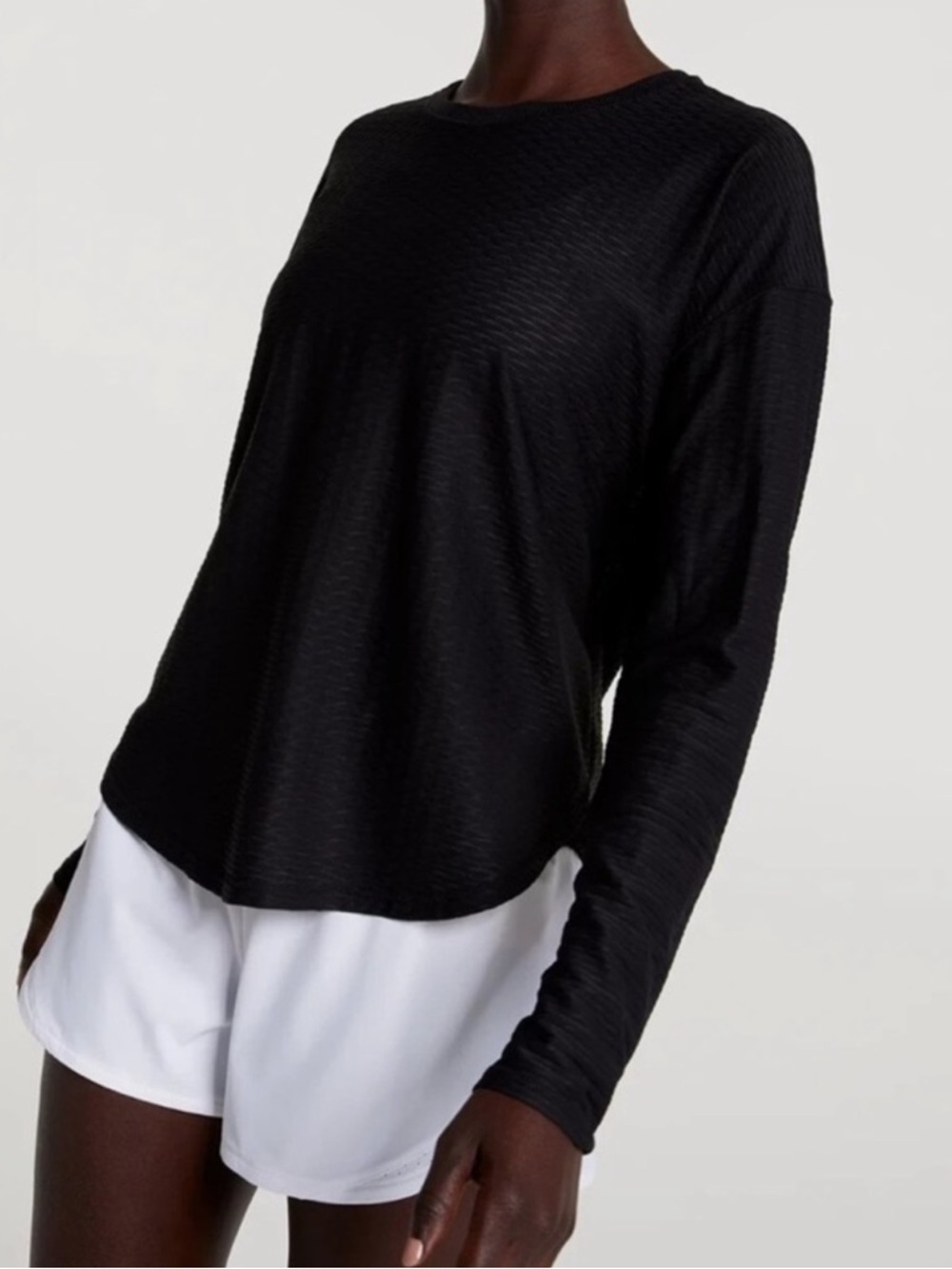 Calia By Carrie Underwood Renew Long Sleeve Workout Top Black S